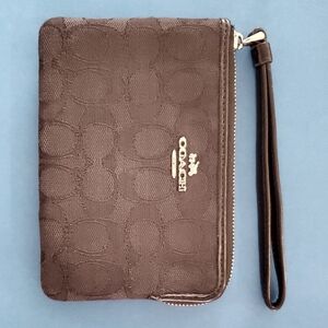 Coach Black Wristlet - Preloved